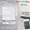 MOES Termostato MOES WiFi per Riscaldamento a Pavimento ad Acqua/Elettrico, Controllo Temperatura Caldaia a Gas/Acqua Zigbee, Tuya, Alexa, Google Voice, 2MQTT