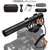 COMICA Microfono shotgun COMICA CVM-VM20, microfono professionale super cardioide con supporto antivibrazioni, microfono per videocamera, ideale per la registrazione video.