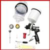 NTOOLS GTI PRO Pistola a spruzzo con pistola per vernice per auto da 1,3 e 1,7 mm con serbatoio misto 600CC e spruzzatore di vernice per vernice adattatore/pistola a spruzzo ad aria/strumenti pneumatici