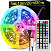 Mikenoon Strisce luminose a LED RGB con telecomando Luces Led Room Light Nastro flessibile USB per la decorazione della stanza Nastro a diodi retroilluminazione TV
