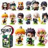 Bandai Demon Slayer Tanjiro Kamado Nezuko Anime Cartoon Figure Blind Box Statuetta Creativa Personalizzata Modello Ornamentale Scatola Regalo a Sorpresa