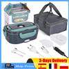 Betuyoo Bento Box per riscaldamento alimentare in acciaio inossidabile 12V 24V 110V 220V Contenitore per scaldavivande riscaldato per alimenti Set 2 in1 Lunch Box elettrico per auto domestica