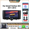 AURAAI Autoradio 8G+256G AI con schermo 2K per Smart Fortwo 451 2011-2015, CarPlay, Android Auto, 4G, WIFI, GPS, BT, DSD, ADAS, doppio microfono, telecamera 360°, 7870