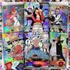 Bandai Set Completo 2022~2026 One Piece OP15 Enel Koby Mihawk Sanji Manga Carte Rare Proxy Collezione Anime Carte con Texture in Lamina