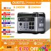 OUKITEL P2001E Plus 2400W, 2048Wh Stazione di Alimentazione Portatile, Generatore Solare LiFePO4, Alimentatore di Emergenza a Onda Sinusoidale Pura, Batteria di Backup Domestica per Blackout,