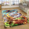 KAYOU Tappeto 3D One Piece Anime Cartoon Luffy per Soggiorno Camera da Letto Arredamento Casa, Tappetino Antiscivolo per Divano Zerbino Regalo Bambini