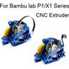 Sirol Unità Estrusore CNC in Metallo Aggiornata per Serie Bambu Lab P1/X1, Estrusore in Acciaio Temprato per P1S P1P, Estrusore Hotend per Bambu Lab