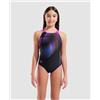 Arena Costume intero Pinwheel Black Multi/Black/Very Fuchsia da Bambina