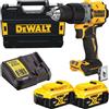DeWalt Trapano avvitatore con percussione a batteria DCD805P2T-QW