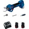 BOSCH Professional Forbici per potatura BOSCH GGP 12V-25 (2 x 3,0 Ah + GAL12V-20)