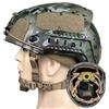 bajrl Protezione fibra aramidica casco balistico tattico di livello IIIA | Scocca multi-cam, vestibilità 56-62 cm, micro-quadrante, binari