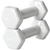 molti Set di 2 manubri in vinile, con superficie in vinile, varianti di peso, 2 x 0,5 kg fino a 2 x 3 kg, per ginnastica, aerobica, fitness, pilates, allenamento della forza