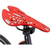jupsjuice Mountain Bike Saddle Spider Web Hollow Shock Absorption Cycling Seat | Sellino per bici da strada per strada, ghiaia, attività all'aperto, ciclismo a lunga distanza, pendolari quotidiani