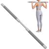 Nevalerra Bastone per Mobilità Regolabile Antiscivolo Stretching Flessibilità, | Asta Telescopica Stretching Allenamento a Casa, Palestra, Studio, Pilates, Donne e Principianti