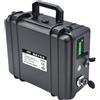 SSCYHT Alimentatore portatile per esterni 12V/24V con batteria LiFePO4 | Batteria al litio-ferro-fosfato per dispositivo laser di rimozione ostacoli, portatile, rimovibile, ricaricabile