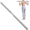 Generic Bastone Stretching Regolabile Antiscivolo Stretching Flessibilità, | Bastone da Esercizi in Acciaio Inossidabile Allenamento a Casa, Palestra, Studio, Pilates, Donne e Principian
