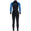 WYYHAA Muta monopezzo da bambino e ragazzo - Neoprene 2,5 mm con maniche lunghe, cerniera posteriore e protezione solare UPF 50+ per surf, snorkeling e nuoto