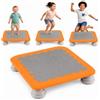 HOMASIS Trampolino Elastico per Bambini da Interno ed Esterno | Tappeto Elastico Quadrato con 4 Piedini Rimovibili e Ammortizzanti, per Bambini 3+ Anni, Portata 100 kg, 65 x 65 x 13 cm
