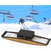 Generic Macchina per l'allenamento degli sci, cross trainer 3D per interni, simulatore di sci con corrimano per esercizi di equilibrio dell'anca e del corpo, attrezzatura per il fitness a casa