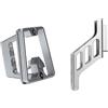 FUANA 90x40mm Staffa Riser per Fold Bike Wheel Clearance | Design a naso di maiale da 70 x 55 x 50 mm, adatto per Dahon per Brompton, compatibilità a 3 fori, elegante colore viola