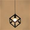 XINYANSEE Lampadario Nordico Creativo In Ferro Battuto Dipinto, Geometrico Quadrato Utilizzato Nel Ristorante, E27