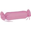 sleepling Federa per cuscino in raso, cuscino cervicale in 100% cotone morbido setoso, rivestimento per cuscino decorativo, 60 gradi, Ökotex 100, Made in EU, 15 x 40 cm, rosa