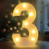 Fancysky Lettere LED da 22 cm, Lettere Luminose Led, Adatte per Proposte di Matrimonio, Festival, Feste e altri Eventi per Creare un'atmosfera Romantica e Accogliente (3)