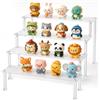 ZhouWei Espositore in Acrilico a 4 Livelli Espositore in Acrilico 30 × 27,2 × 20 cm Espositori in Acrilici per Smalti Spezie Cosmetici Artigianato per Gioielli Cupcake Figure di Dessert