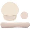 Lustrens Supporto per polso per tappetino del mouse e set tastiera, con design ergonomico