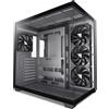 Lustrens Case per PC da gaming di tipo mid-tower ATX con pannello laterale in vetro temperato