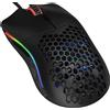 Lustrens Tappetino per mouse da gaming, con filo, colore nero