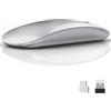Lustrens Mouse USB-C ricaricabile, senza fili e silenziosa - Argento