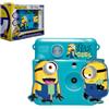 Lexibook, Minions, Fotocamera StarCAM Istantanea, Blu, DJ130DESZLXB | Fotocamera StarCAM con stampa immediata, custodia 3D Minions, 4 rotoli carta, giochi e modalità MP3.