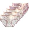 AOOPOO Confezione da 5 Mutande per Ragazze Adolescenti con Fiocco in Pizzo Comodi Slip 100% Cotone Mutande Intimo Slip Ragazza - Taglia 8-18 Anni, Multicolore