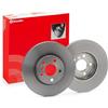 Brembo 2x BREMBO Disco freno Anteriore Ø307mm Altezza: 45mm Spessore: 24mm ventilazione interna 09.C350.11 Compatibilità con BMW 1 Hatchback F40 X1 F48 2 Active Tourer F45, MINI Hatchback F56