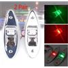 4pcs Red & Green Marine Boat LED Side Navigation Light Lampada Da Incasso Per