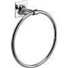 Gedy Wizard Anello Porta Asciugamani da Muro Finitura Cromato | Portasciugamani ad Anello da Muro, Fissaggio con Biadesivo, Porta Salviette ad Anello in Acciaio, Porta Asciugamani ad Anello