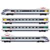Rivarossi HR2964 SBB, livrea argento ETR 470 con striscia blu, set base da 4 unità, ep. V Locomotiva ferroviaria + carrozze