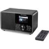 Lustrens DAB+ Link M11 - Radio DAB+/internet (mono, 15 watt, streaming audio Bluetooth, registrazione USB) - colore nero