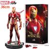 Marvel Grande Figurina IRON MAN MARK 50 luminosa LED da collezione Marvel 36 cm 1/5 ...