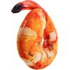 IMIKEYA Cuscino Peluche Forma Gambero Morbido e Realistico Cuscino Per Collo Per e Viaggi