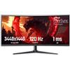 Acer Monitor led 34'' Acer XZ340CURJ0bmiiphx Quad HD 3440x1440 1ms classe F Nero [UM.CX0EE.019]