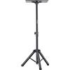 StarTech Supporto per proiettore - Treppiede - Regolabile in altezza da 89 a 156 cm - Ripiano 37×26,5 cm - Base stabile - Pieghevole - Nero