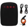 Lustrens Altoparlante Bluetooth per biciclette, mini-altoparlante da esterno impermeabile con connessione seriale