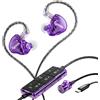 Lustrens Scheda audio per cuffie, ideale per lo streaming in diretta, con microfono con cancellazione del rumore e 4 modalità audio