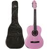 EKO Chitarra classica rosa satinata 4/4 Eko cs 10 pink satin con borsa