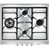 Smeg Cucina SR264XGH2 piano cottura Nero, Argento Da incasso 60 cm Gas 4 Fornello(i)