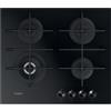 Whirlpool GOWL 628/NB Nero Da incasso 59 cm Gas 4 Fornello(i)