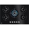 Electrolux KGG75372K piano cottura Nero Da incasso 74 cm Gas 5 Fornello(i)