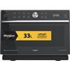Whirlpool MWSC 933 SB Forno a microonde 33 L Nero, Argento